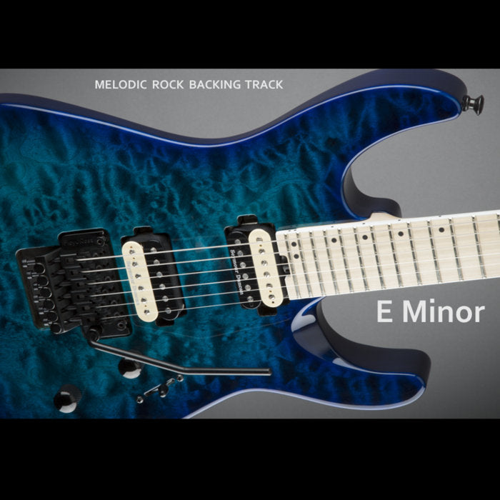 Melodic Rock Backing Track E Minor