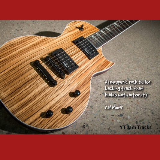 Atmospheric Rock Ballad Backing Track C# Minor