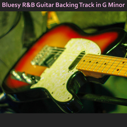 Bluesy RnB Guitar Backing Track in G Minor