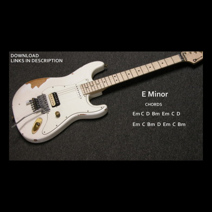 Rock Ballad Guitar Backing Track E Minor