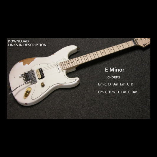 Rock Ballad Guitar Backing Track E Minor