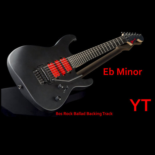 80s Rock Ballad Backing Track Ebm