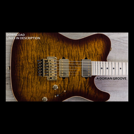 A Dorian Groove Guitar Backing Track